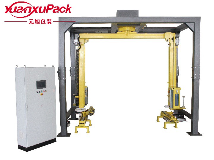 摇臂覆膜在线缠绕机